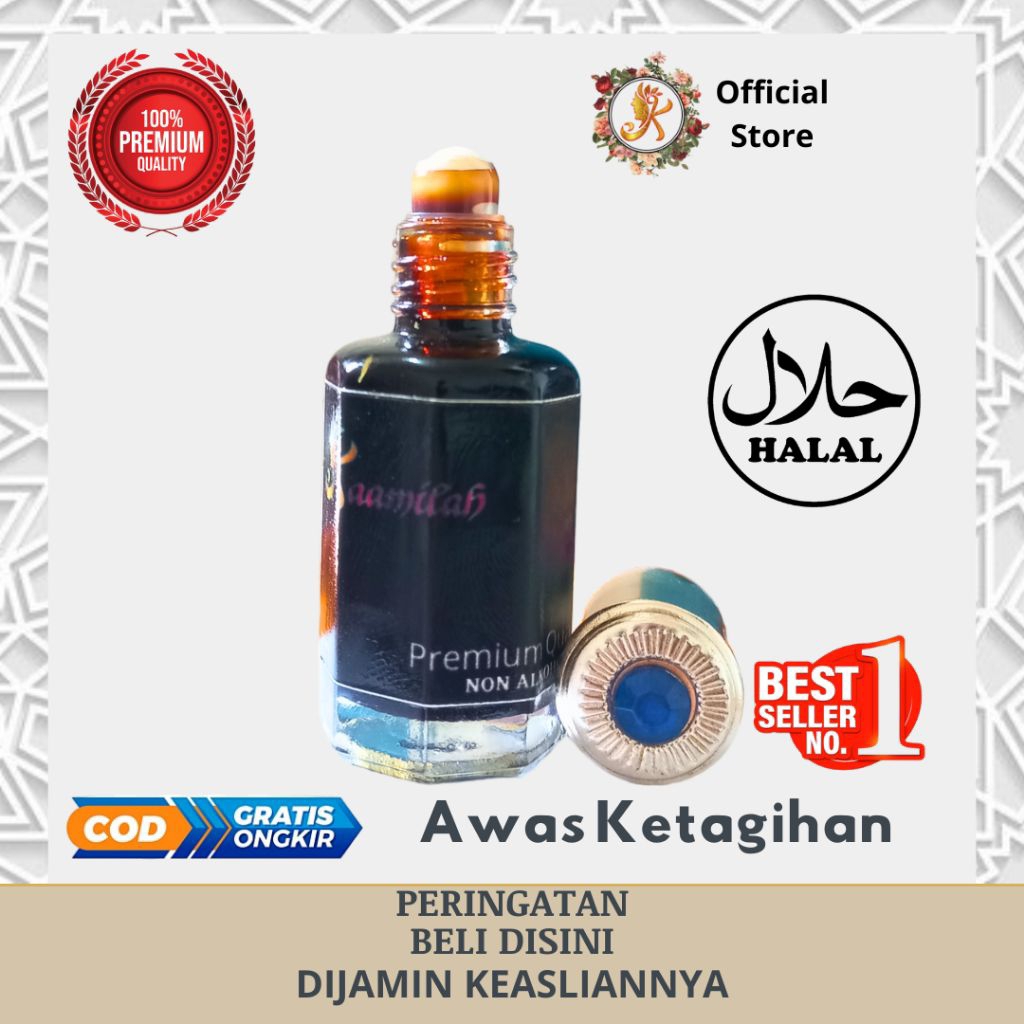 Kaamilah - Minyak Kasturi Kobra Original Murni Non Alkohol