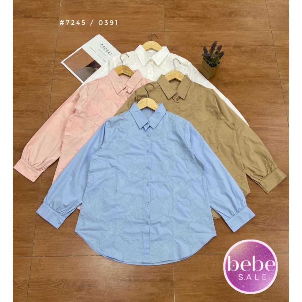 Kemeja Katun Poplin | Kemeja wanita | Atasan wanita