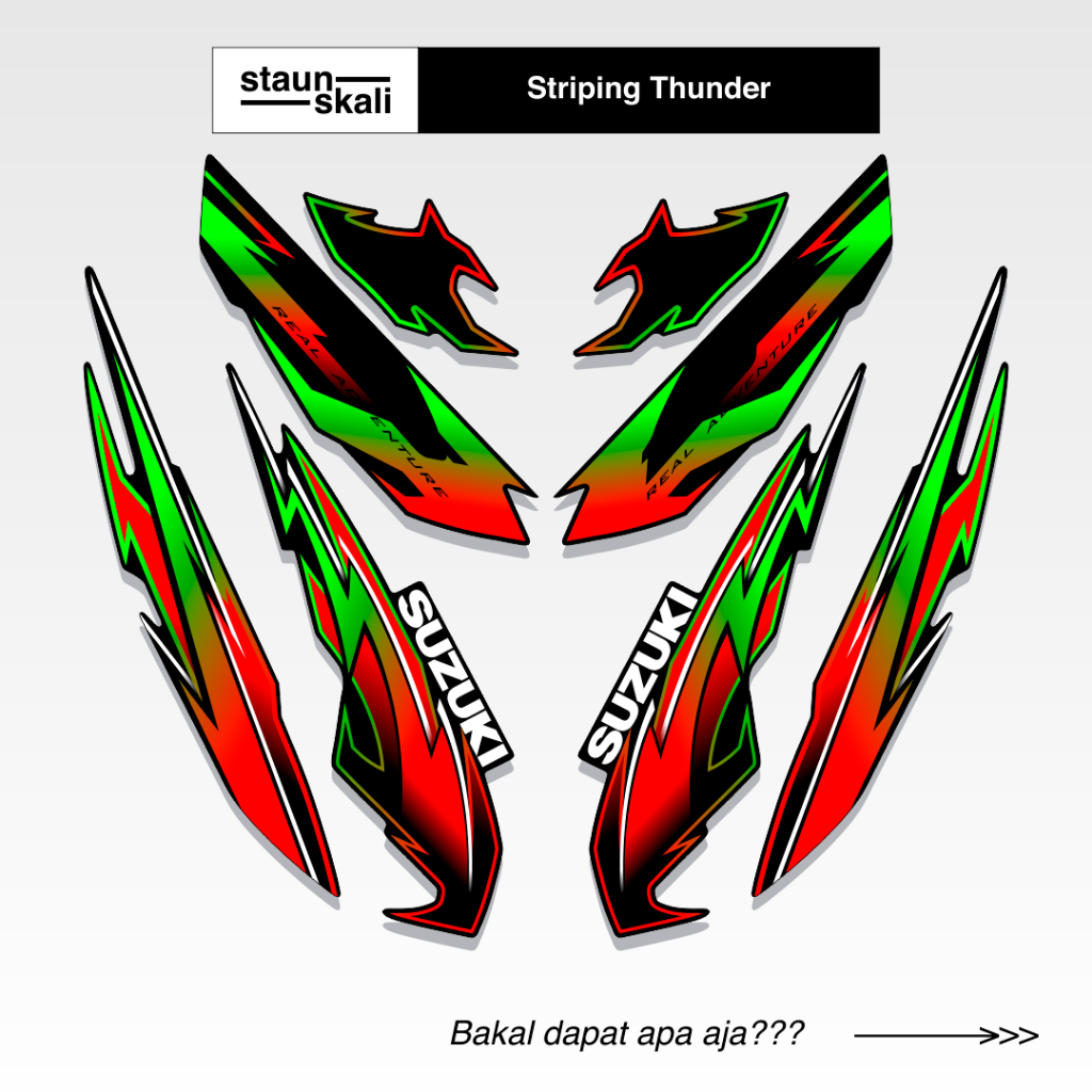 Striping Suzuki Thunder 125 Variasi (12) 2008 2009 2010 2011 2012