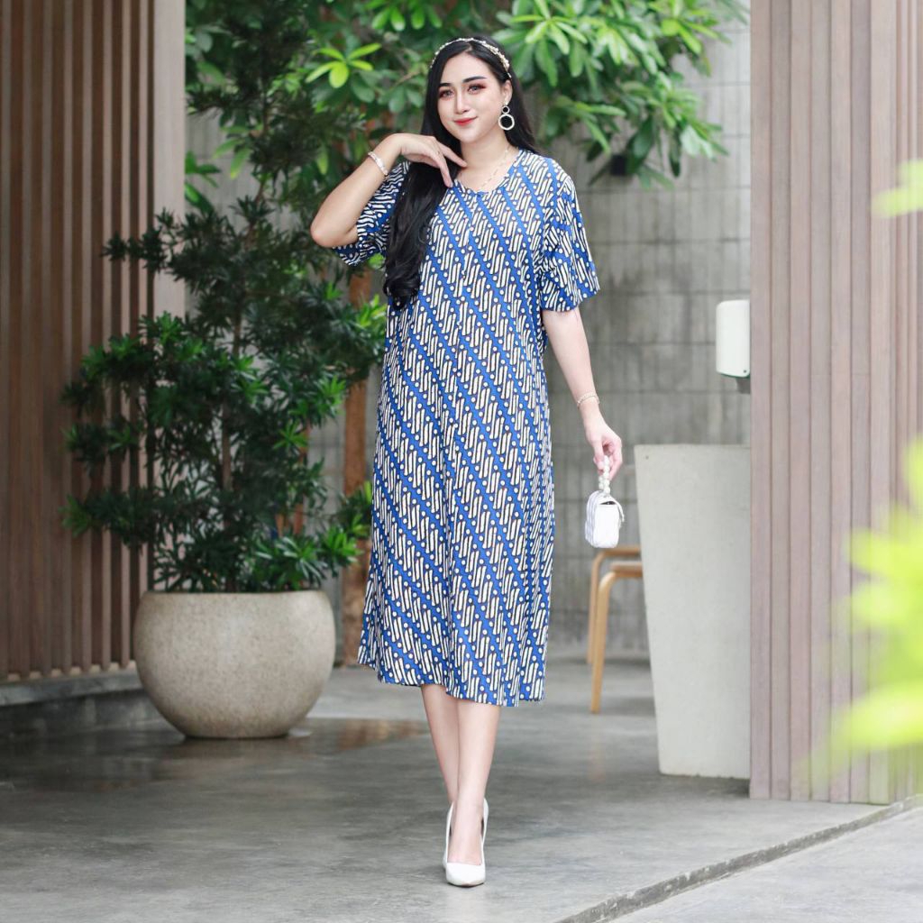 Daster Full Seno LD 115 By ( Alesha Batik )