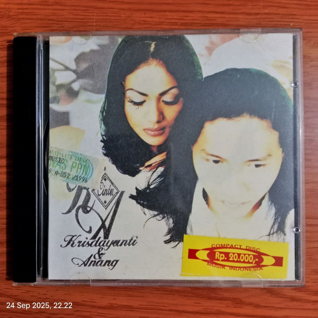 CD Original Krisdayanti & Anang album Cinta pressing awal