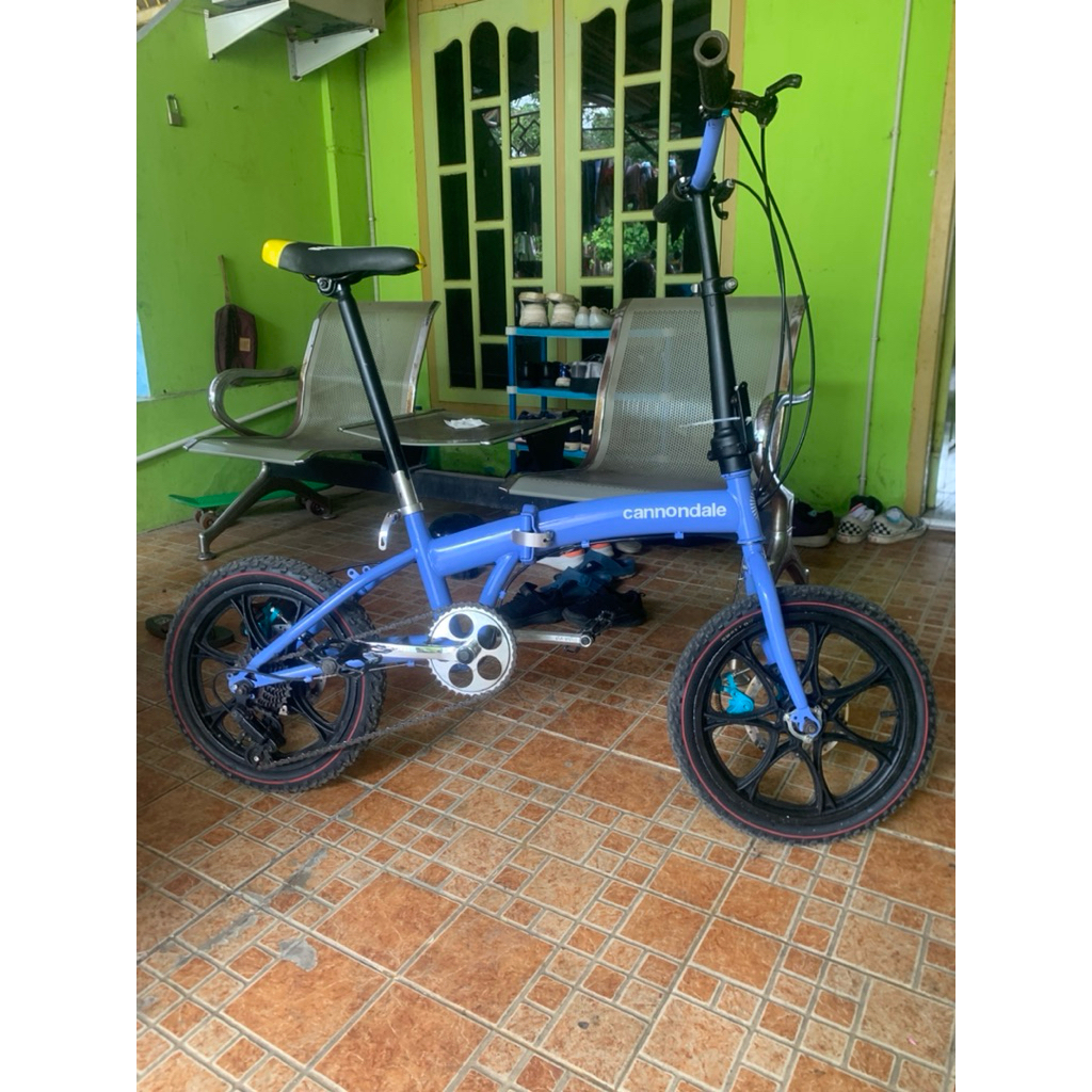 sepeda lipat 16 inch bekas decal cannondale