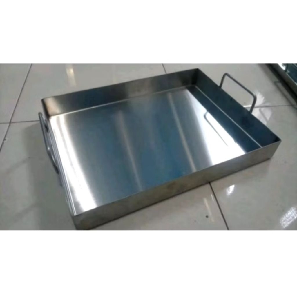 Wajan Donat Stainless Steel / Wajan Penggorengan Kotak Serbaguna
