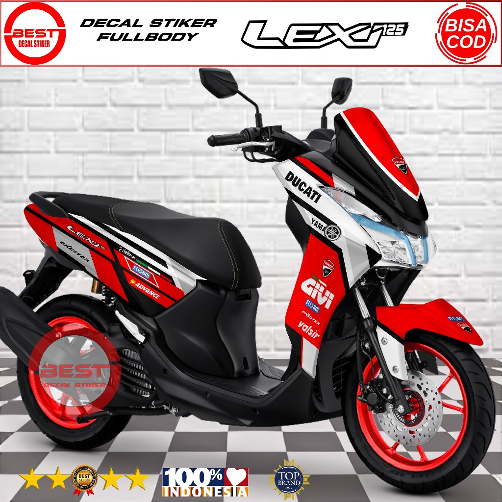 COD Decal Sticker Full Body Yamaha LEXI Sticker Yamaha LEXI 125 Gambar Racing Full Body Yamaha LEXI