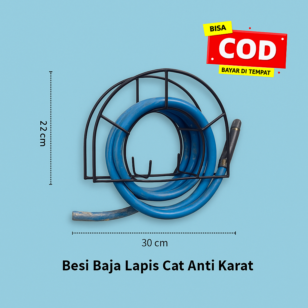 GULUNGAN SELANG AIR TEMPEL DINDING Tempat Selang Gulungan Selang Gantungan Selang