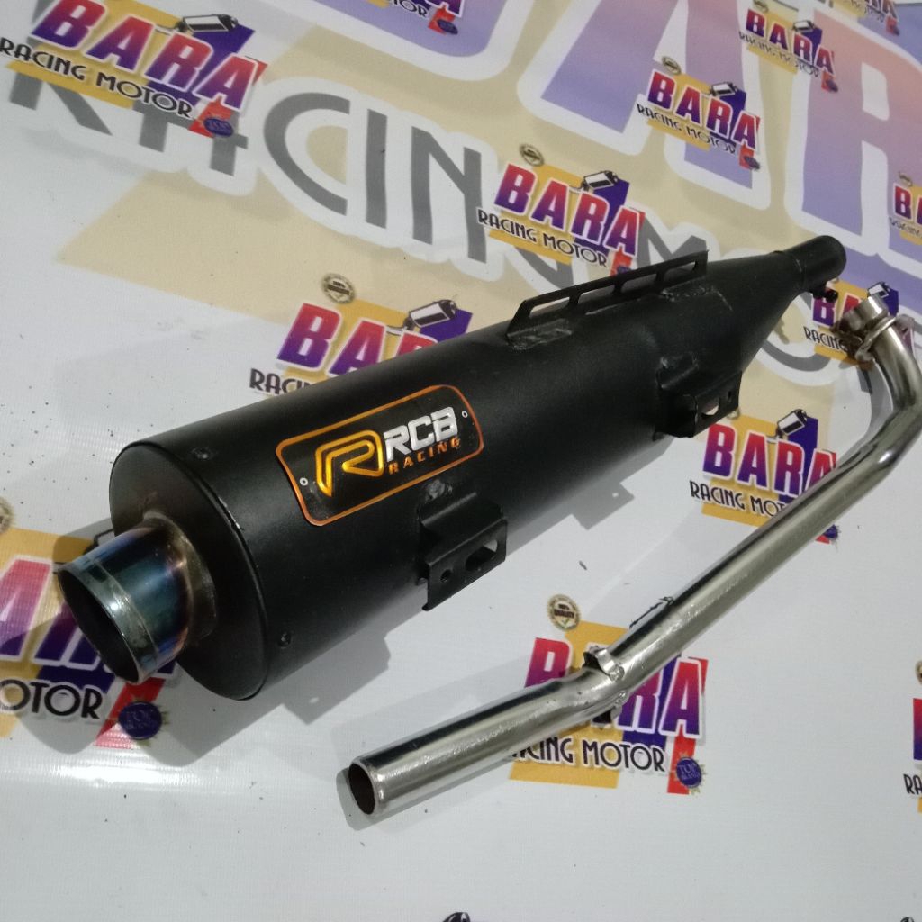 Knalpot bobokan RCB Smash lama,Smash new,Shogun lama,Shogun R,Shogun 125,Shogun 125 sptitan,Axelo,Su