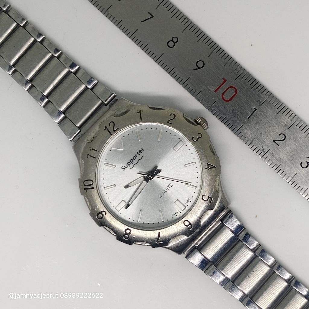Jam Diver Supporter Full Silver Bekas