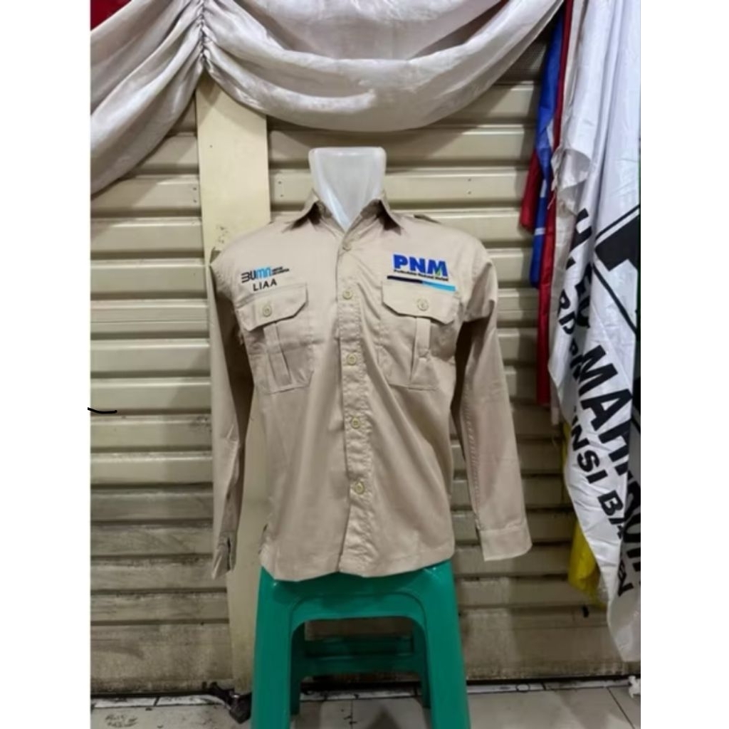 kemeja BUMN PNM baju seragam bumn PNM