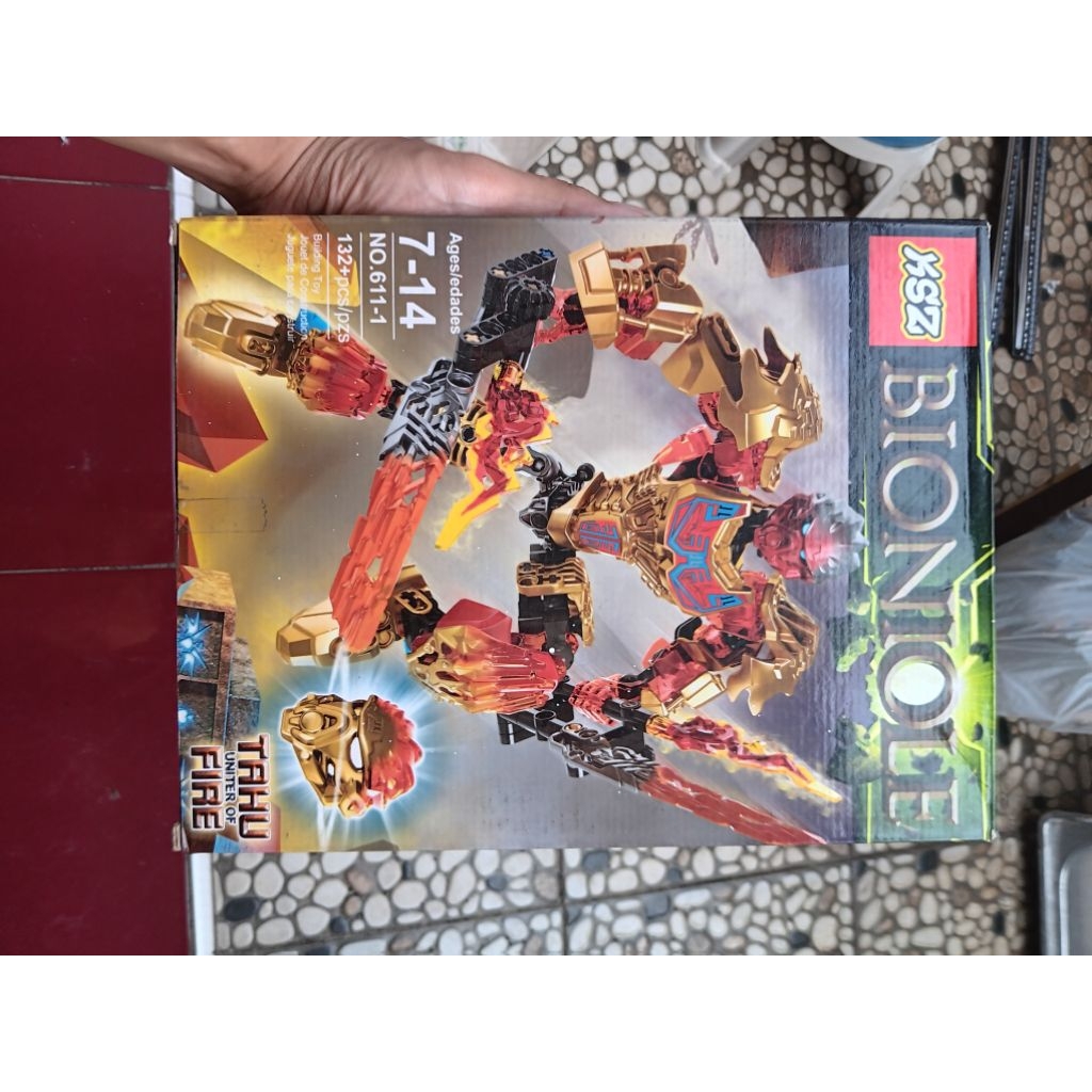 figure bionicle ksz merah