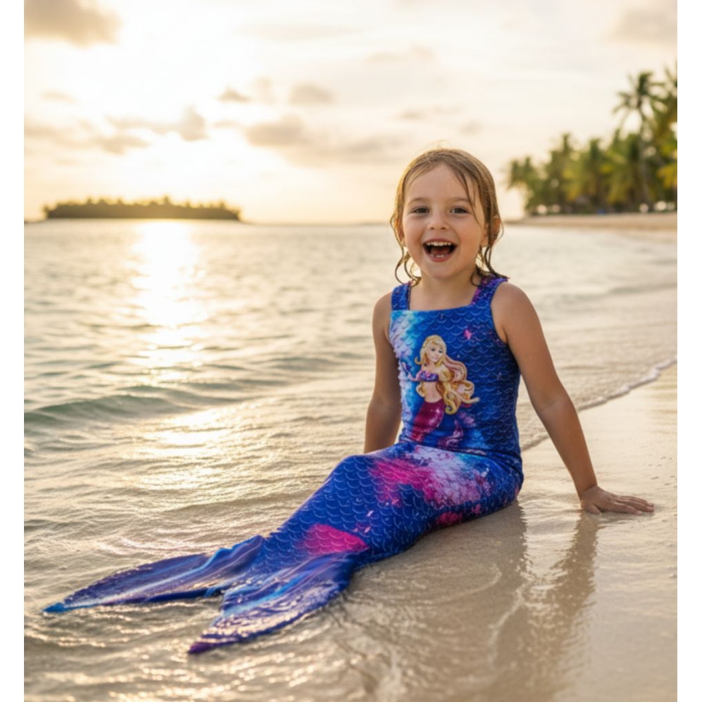 kostum mermaid terbaru/kostum mermaid anak/kostum renang/mermaid in love/mermaid princess