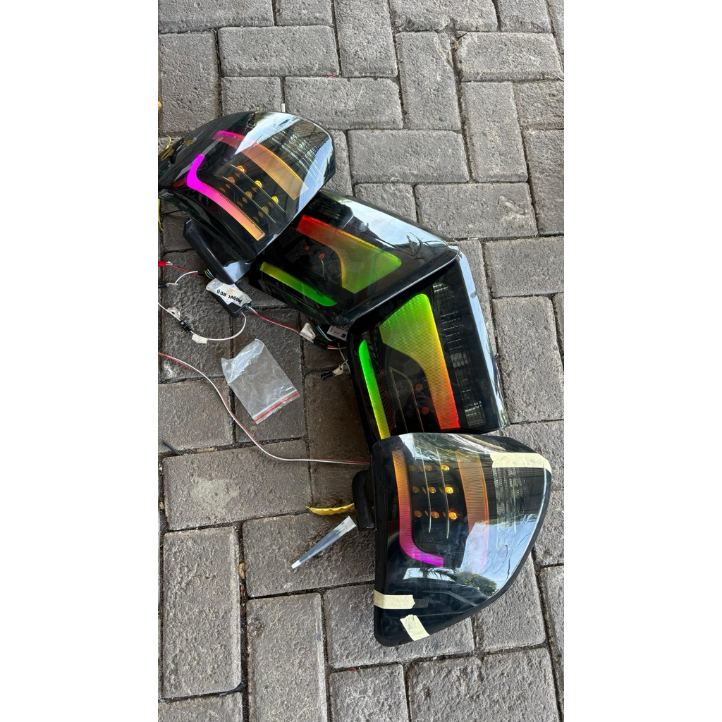 stoplamp fortuner 2012-2015 model LC smoke RGB