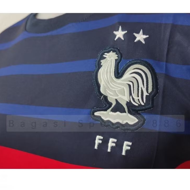 Jersey Baju Bola Negara Prancis Home Kit Kandang Piala Eropa Dunia Pildun 2020 2021 New Shirt Tim Na