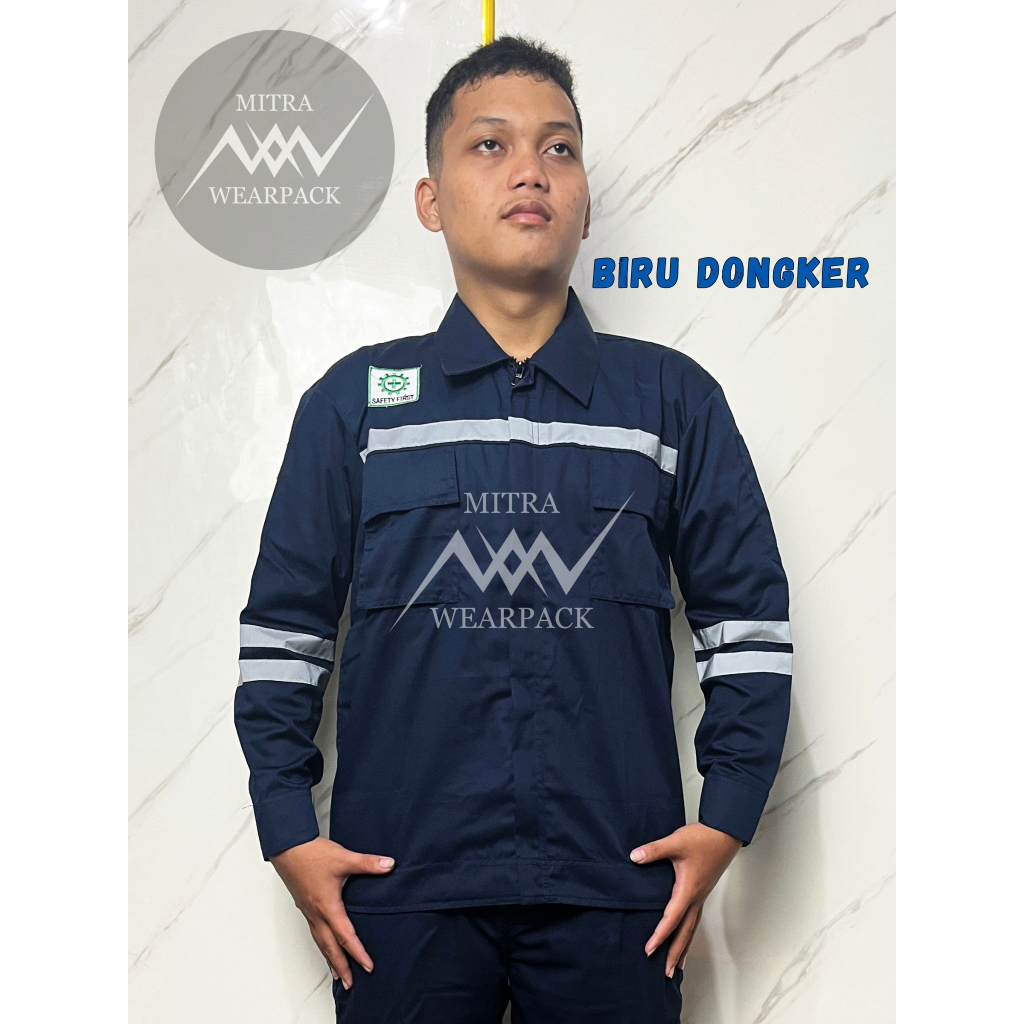 Wearpack Safety Atasan || Biru Dongker