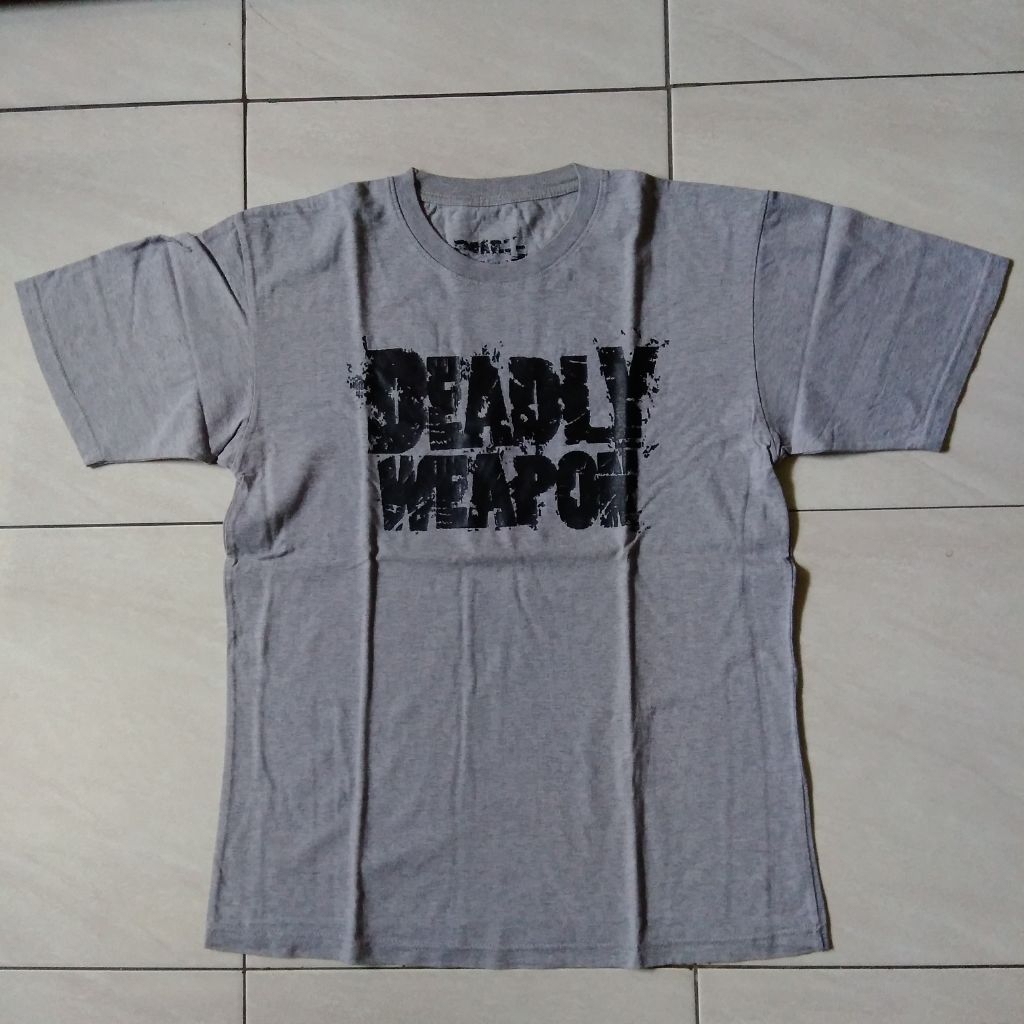 T-Shirt - Kaos Deadly Weapon grindcore old logo