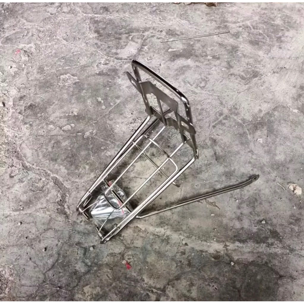 RAK DEPAN MOTOR C70 JEPIT DEPAN MOTOR HONDA C70 Jepretan depan motor C70 pitung