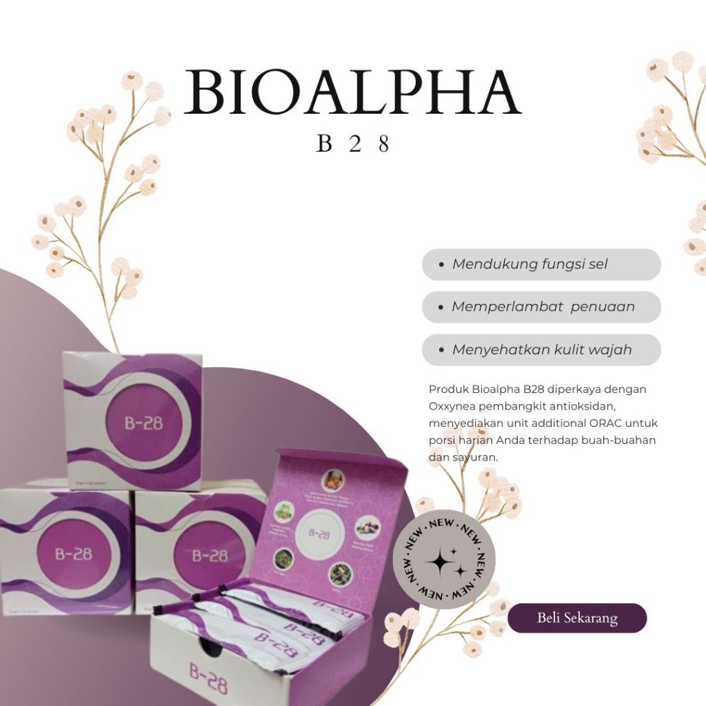 Termurahhh B28 Bioalpha (AOX 28) 30 sachet