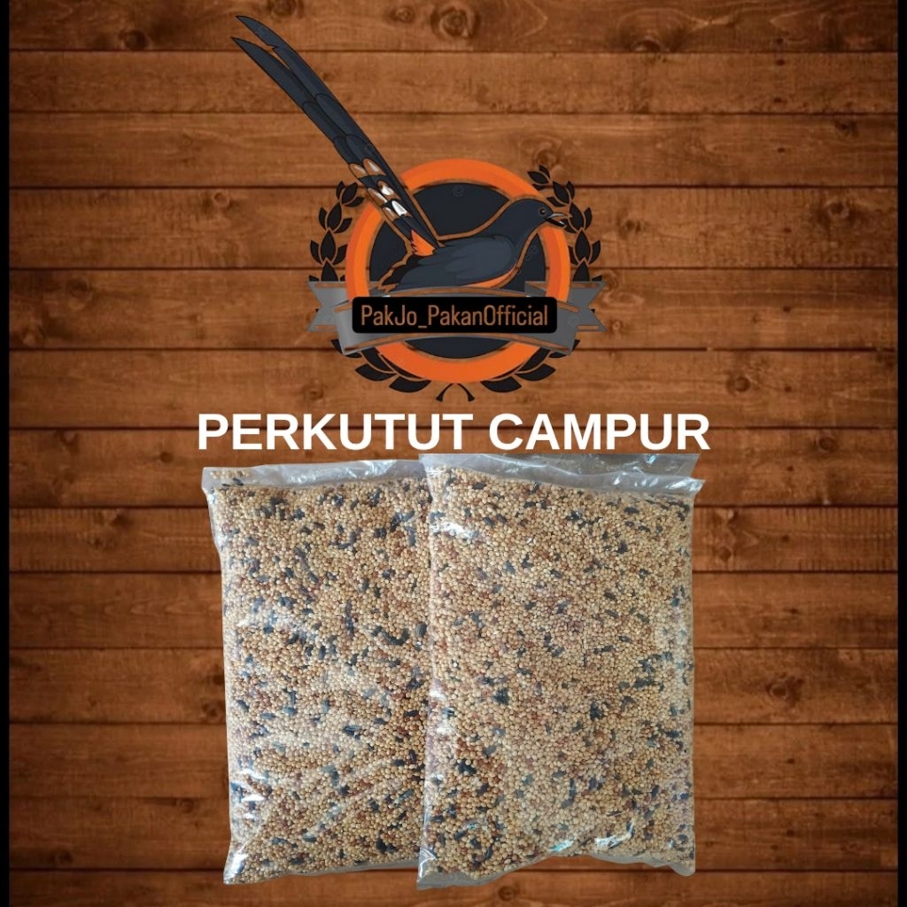 PERKUTUT CAMPUR PAKAN KUTUT, MILET CAMPUR KETAN HITAM