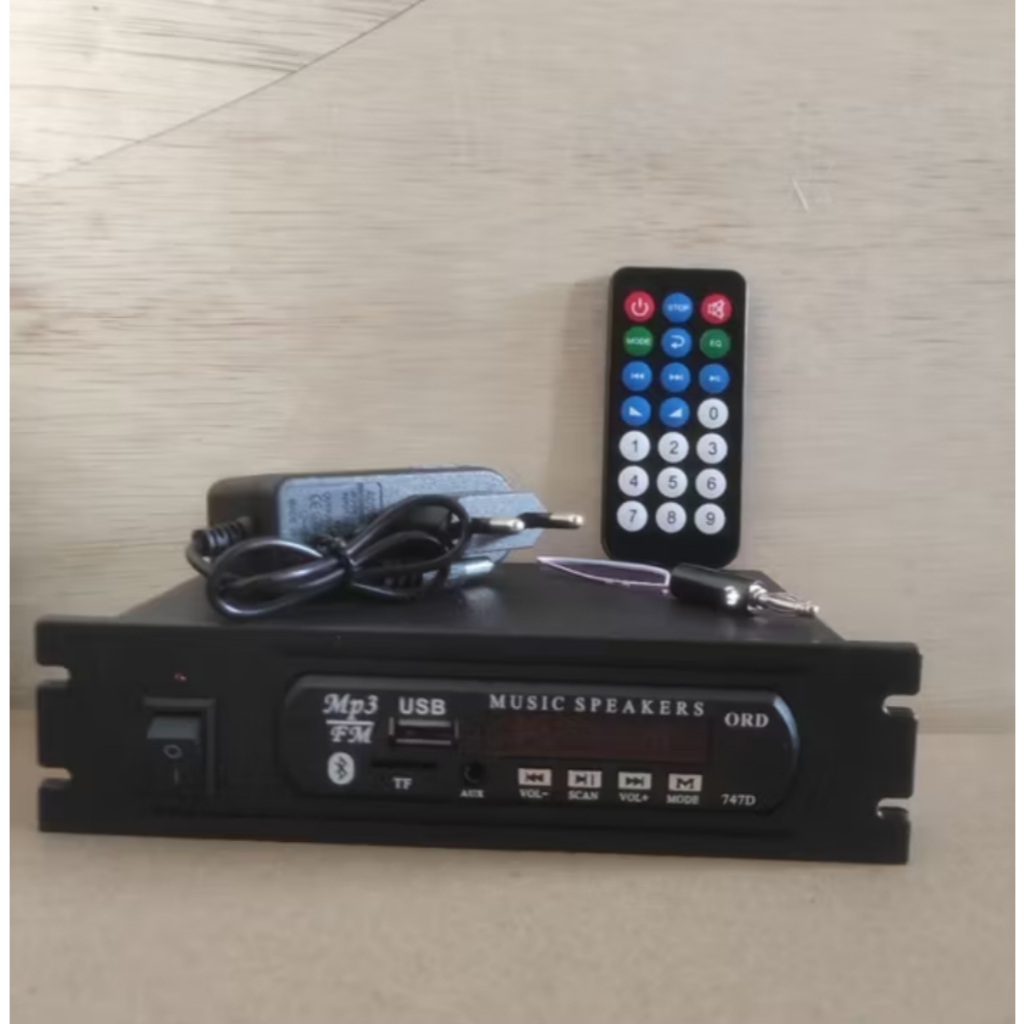 USB MP3 BLUETOOTH RADIO FM INCLUDE REMOT DAN ADAPTOR Usb player Bluetooth  radio fm