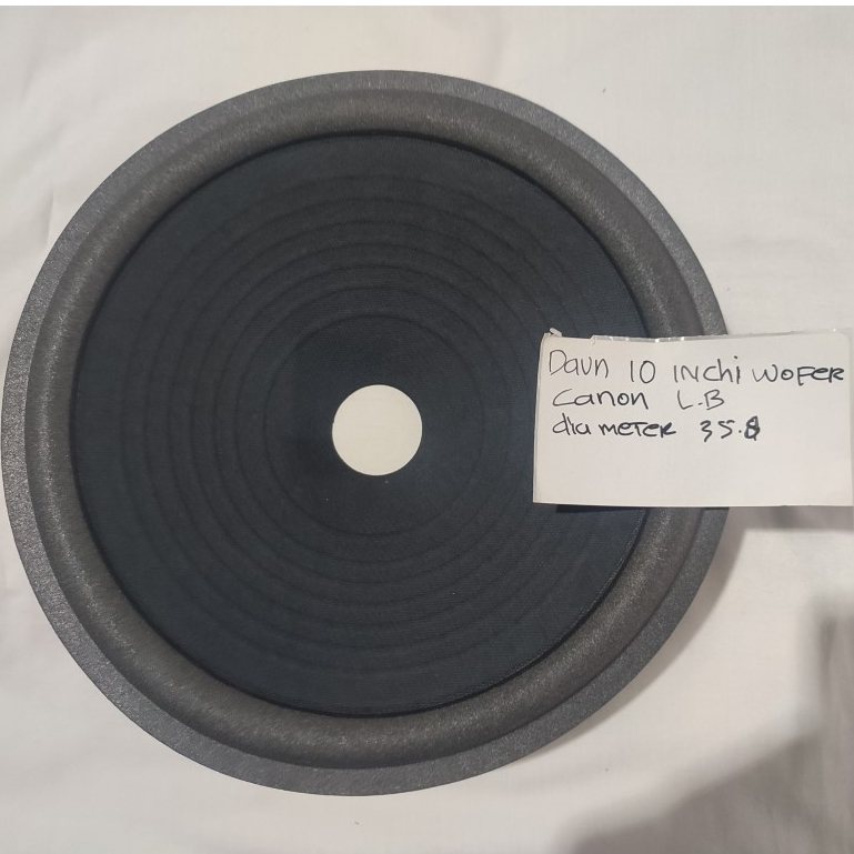 (Instan) Daun / Daun Speaker / Speaker Daun 10" Inch Canon Woofer Lubang Besar