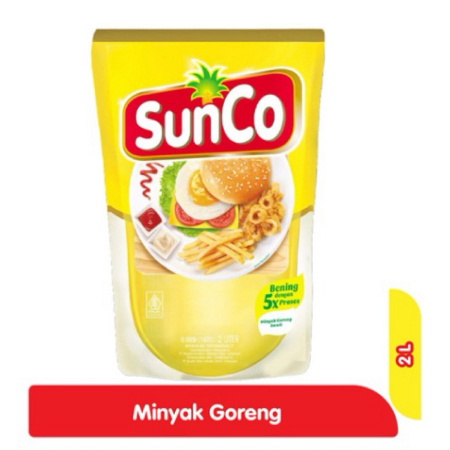 SunCo Minyak Goreng 2 L/MINYAK GORENG SUNCO MURAH/Minyak Goreng Murah/SUNCO 2 LITER/ MINYAK MURAH JA