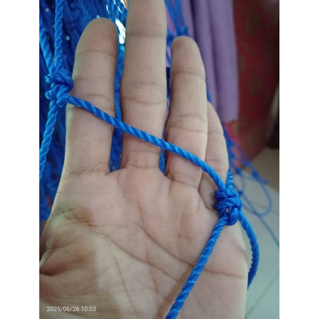 JaringDindingLapanganMiniSocer&JaringDindingLapanganFutsaTaliTambangTebal4MMLobangJaring8cmx8cm