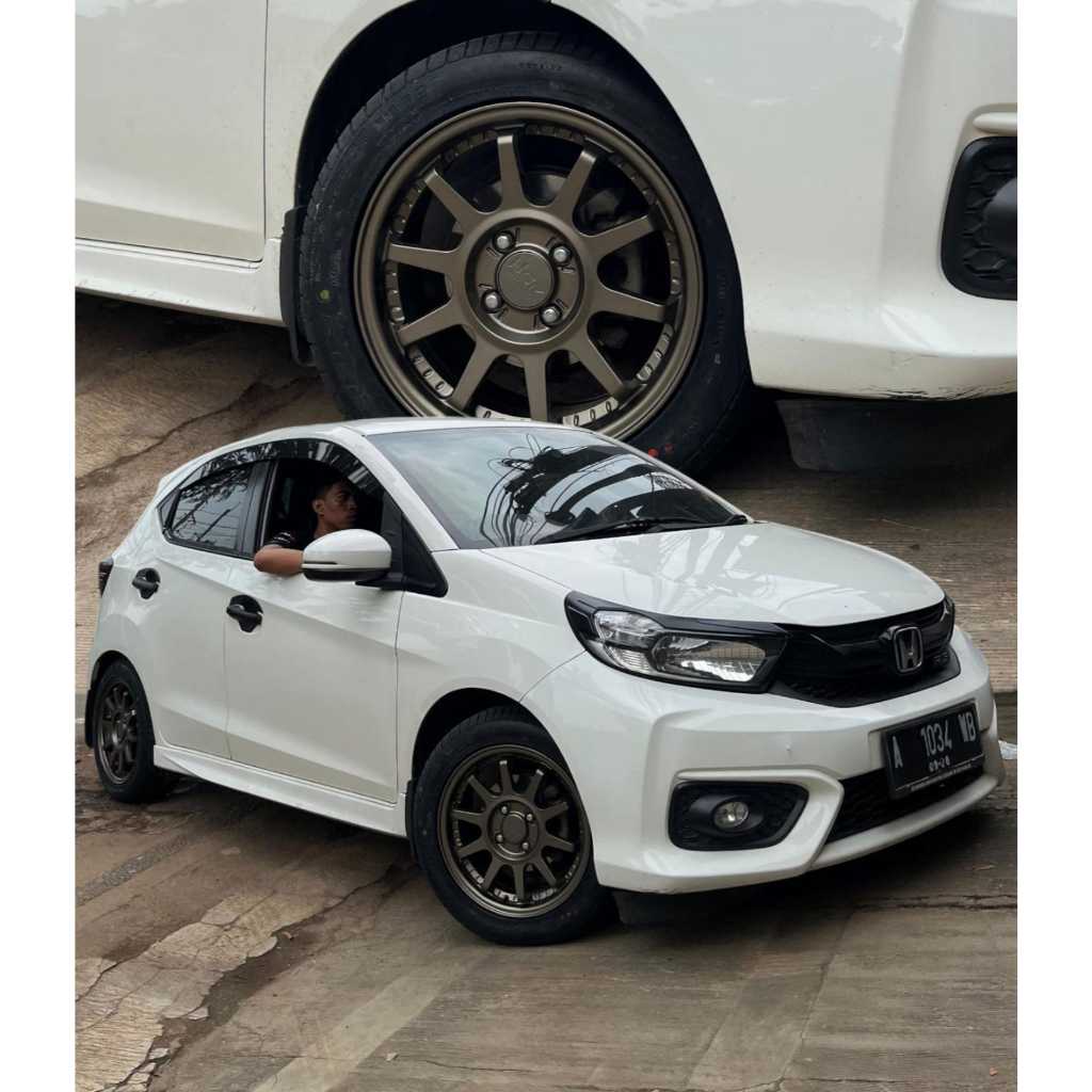 paket ganteng velg hsr gymkana ring 15 plus ban accelera 185 55 r15 untuk mobil brio sigra calya