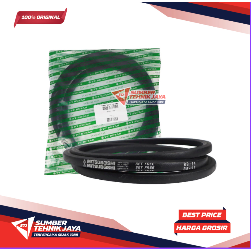 V BELT BB-95 HU-10PP / CROWN PADDY HUSKER HU-10PP / MESIN PENGUPAS KULIT GABAH MENJADI BERAS PECAH K