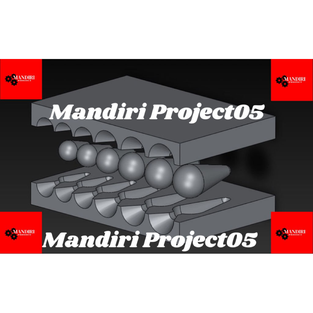 Cetakan timah jantung isi 6 pcs 1 cetakan/Cetakan timah bandul jantung isi 6 pcs 1 cetakan