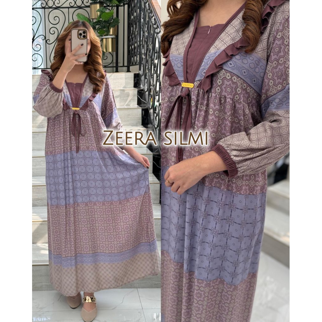 Dress Zeera Silmi Rayon Premium Gamis