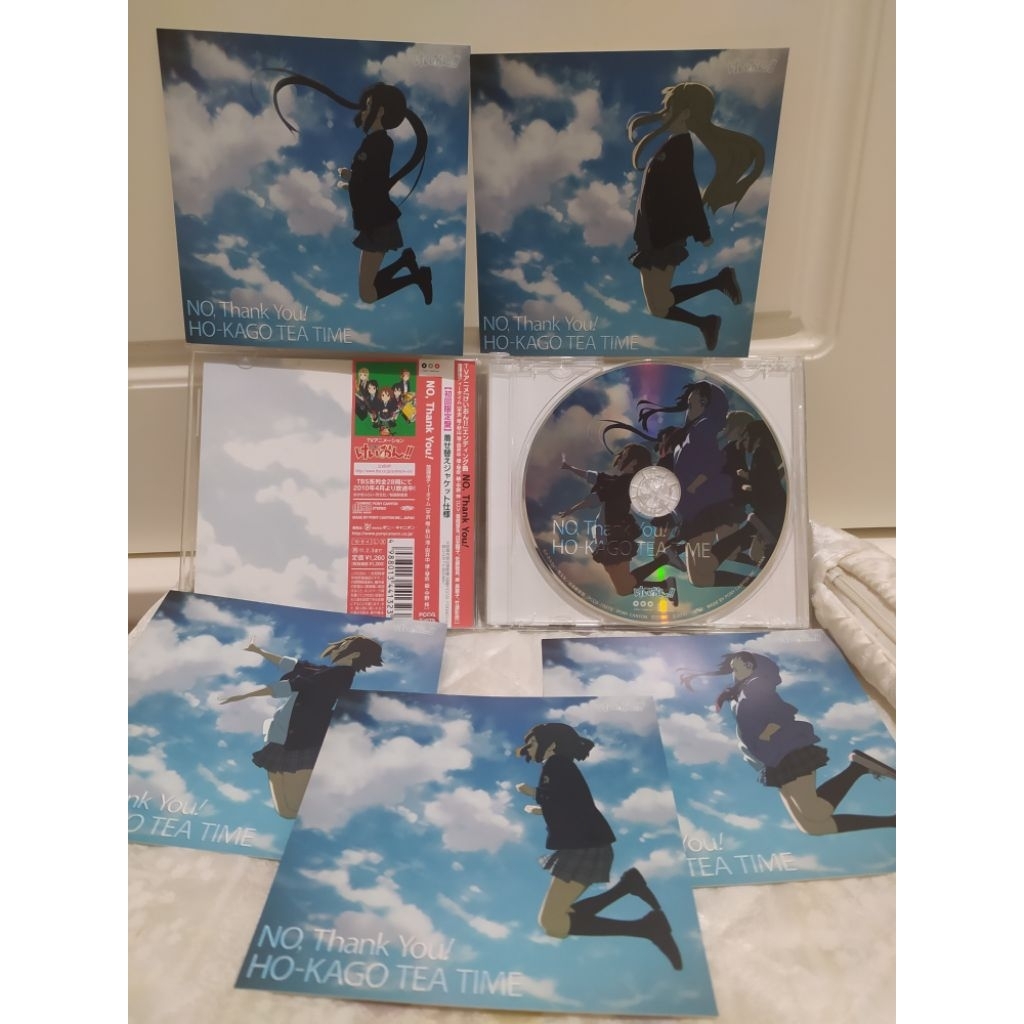 K on  HO-KAGO TEA TIME Opening song No Thank You CD Audio Original