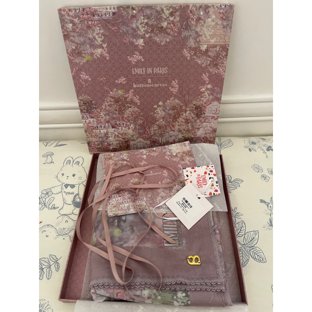 PRELOVED BS BUTTONSCARVES PARISIAN BONJOUR SIZE XL SYARI