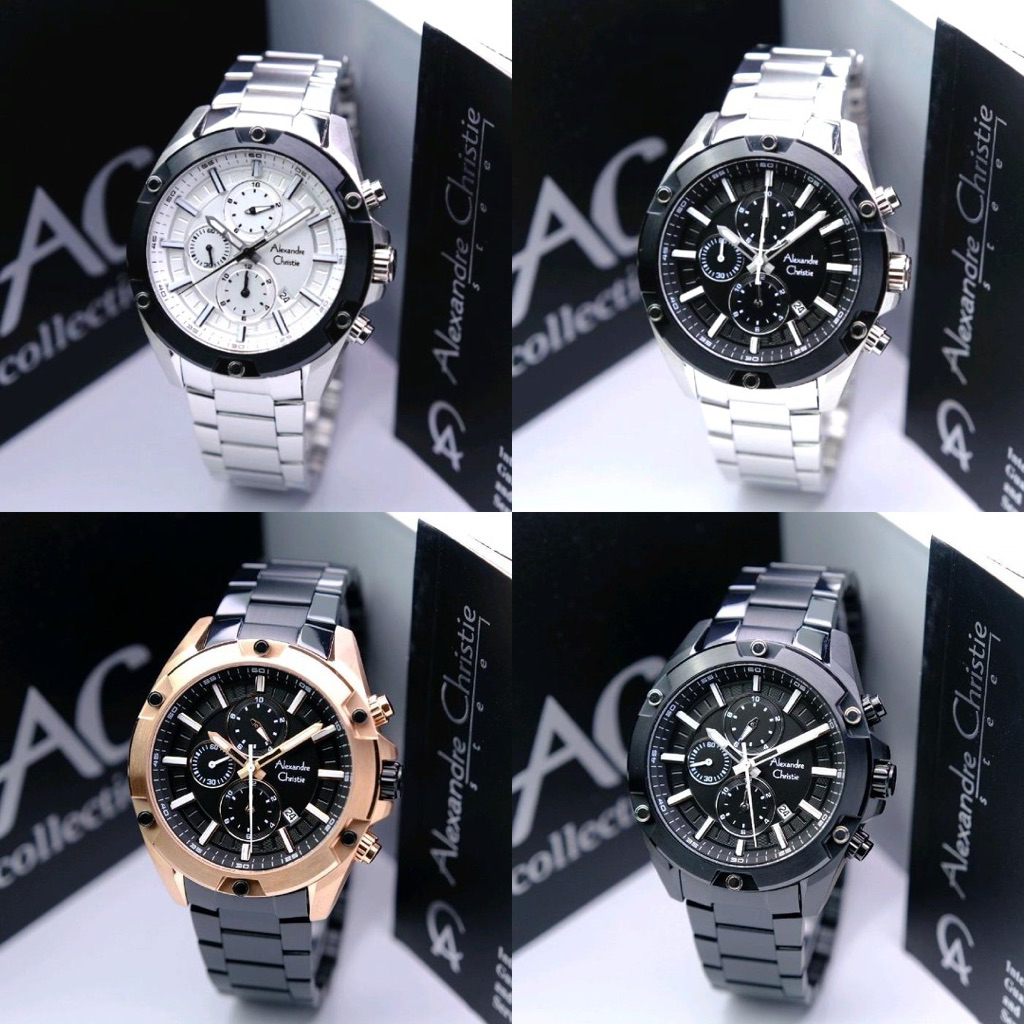 JAM TANGAN PRIA ALEXANDRE CHRISTIE AC 6529 AC6529 / AC 6690 AC6690 READY BEBERAPA WARNA ORIGINAL