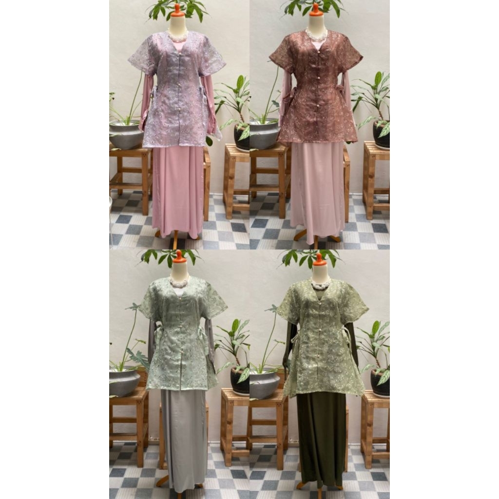 Dress Outer Organza Pesta