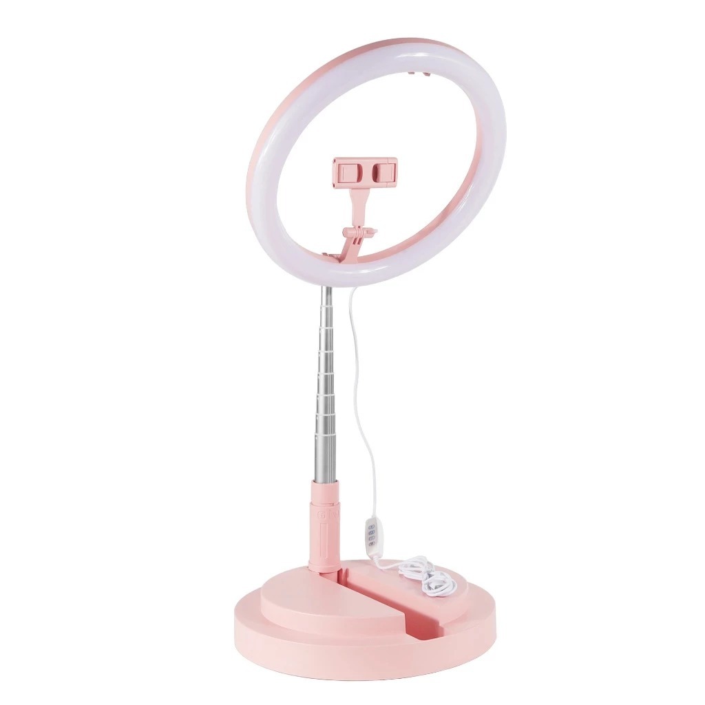 Lampu Ring Light Make Up LED Ring Light 32CM Portabel G2/Y3 Color Tinggi 1.7m