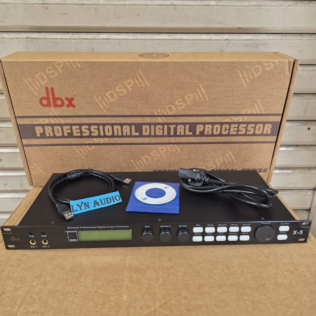 PROCESSOR KARAOKE DBX X-5 PROFESSIONAL DIGITAL PROCESSOR DBX X5