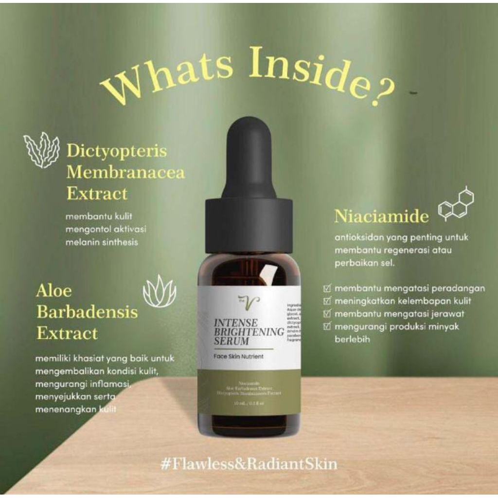 PROMO V GLOW INTENSE BRIGHTENING SERUM 100% ORIGINAL