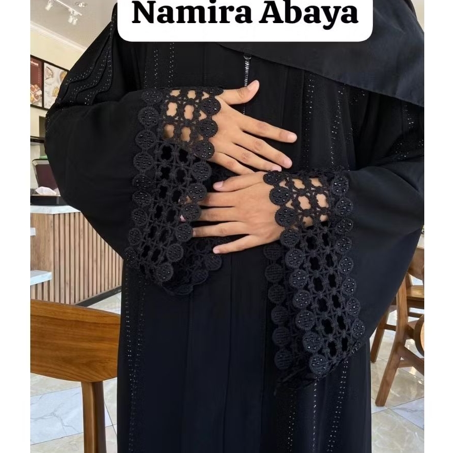 Abaya hitam Namira  termurah