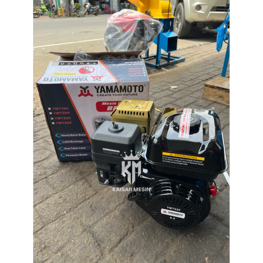 MESIN PENGGERAK BENSIN MEREK YAMAMOTO 8.5HP PUTARAN CEPAT
