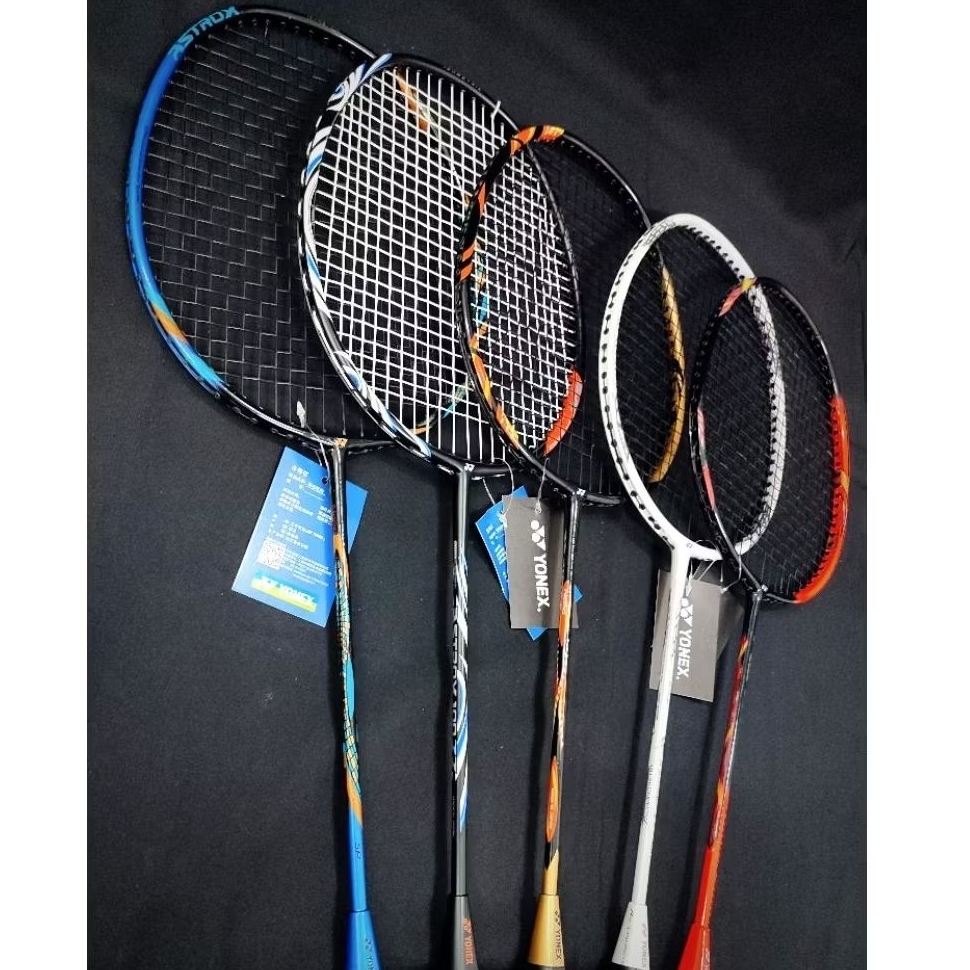 Raket Badminton Carbon-Raket Bulutangkis Remaja-Dewasa + Senar Free Tas & Grip