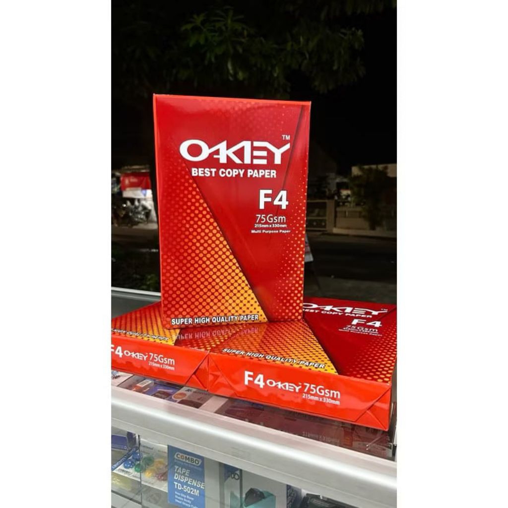 kertas okey F4 75 gram /rim