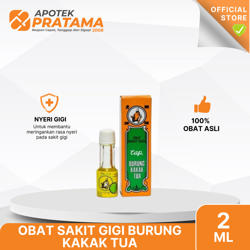 OBAT SAKIT GIGI BURUNG KAKAK TUA