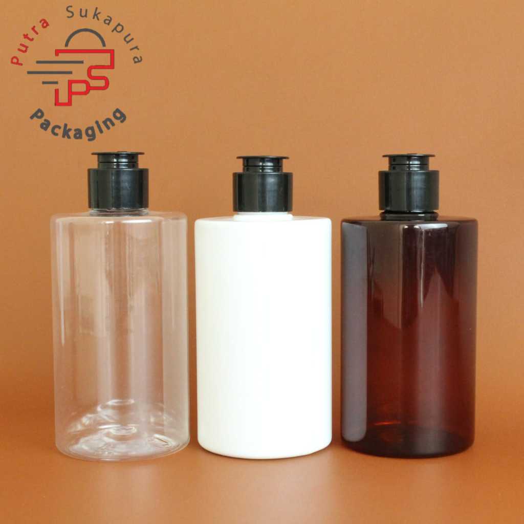 Botol fliptop 250ml rf / botol pliptop 250ml rf fliptop neck 24 hitam jamur