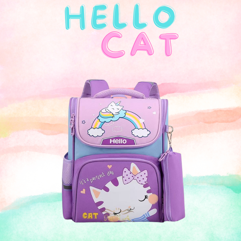Ransel anak Perempuan Hello Cat Terbaru dengan banyak Bundling 3in1 Hingga 5in1 Tas Lucu Bisa COD