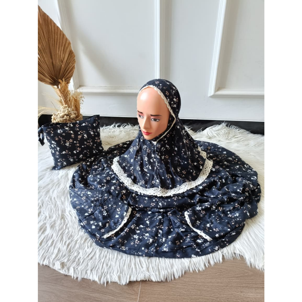 Mukena Rayon Print AMARILIS Renda