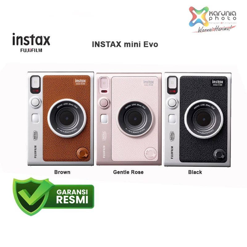 Instax mini evo instan kamera fujifilm // kamera instax mini evo