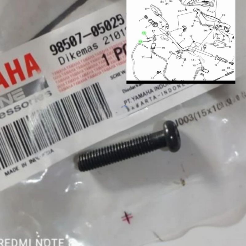 BAUT RUMAH GAS MIO SPORTY SMILE FINO SOUL OLD AEROX NMAX R15 XABRE 98507-05025