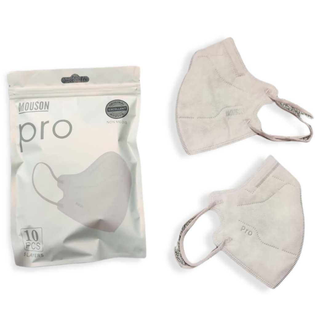 MOUSON Masker PRO KN95 Duckbill / Mouson Pro Isi 10pcs - WHITE