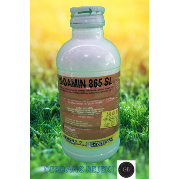Indamin 865 SL Herbisida Gulma Padi Karet Teh || Indamin 865 SL Pembasmi Rumput Sistemik 200ml