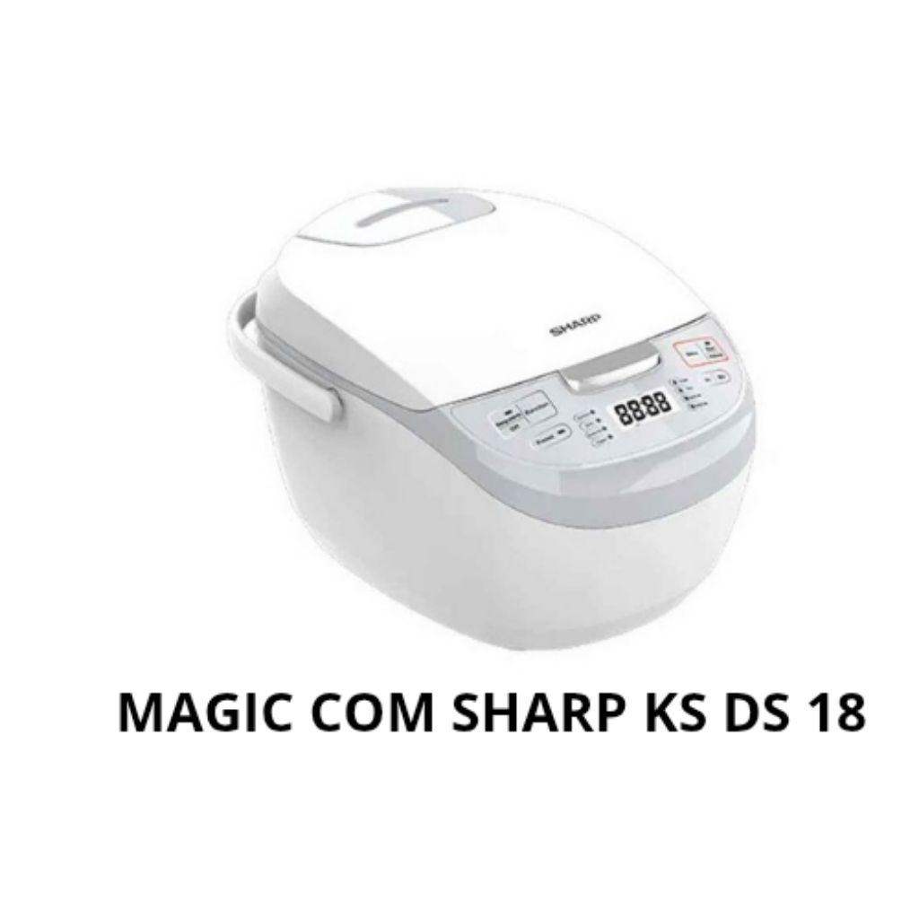 RICE COOKER SHARP KS-DS18-WH / Rice cooker sharp 1.8 liter