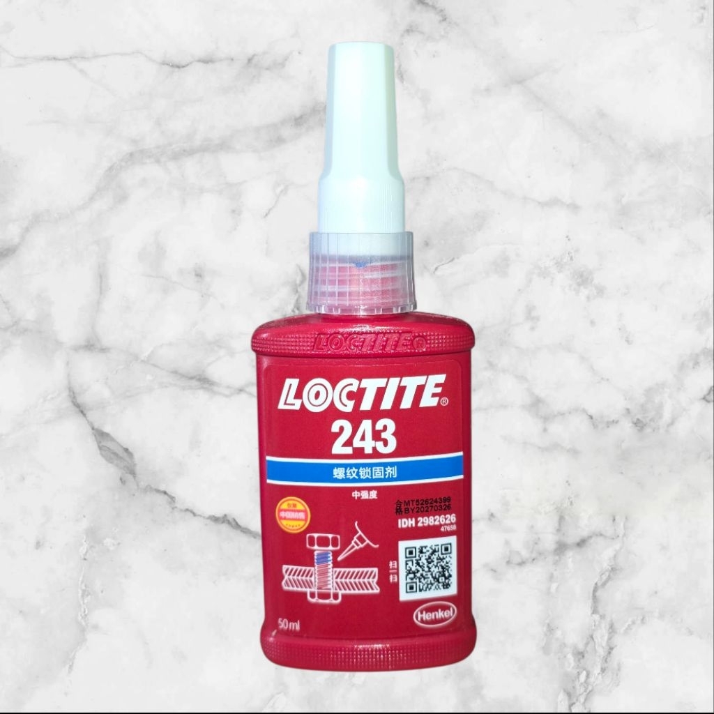 Original Loctite Lem Baut 243 Loctite Lem Sekrup 243 50 ml